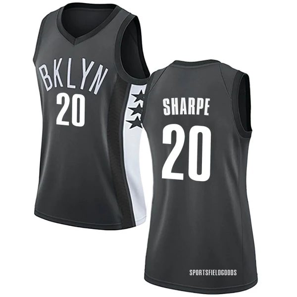 Women's Day'Ron Sharpe Brooklyn Nets Gray Swingman Jersey - Statement Edition