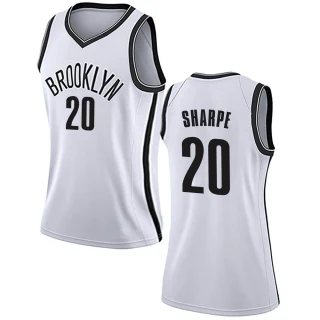 Women's Day'Ron Sharpe Brooklyn Nets White Swingman Jersey - Association Edition
