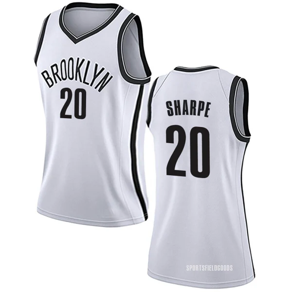 Women's Day'Ron Sharpe Brooklyn Nets White Swingman Jersey - Association Edition