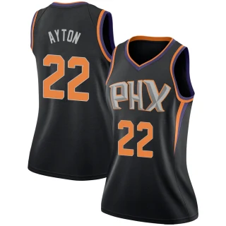 Women's Deandre Ayton Phoenix Suns Black Swingman Jersey - Statement Edition