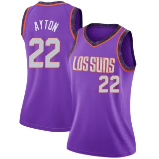 Women's Deandre Ayton Phoenix Suns Purple Swingman 2018/19 Jersey - City Edition