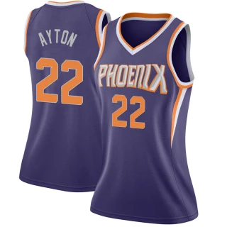 Women's Deandre Ayton Phoenix Suns Purple Swingman Jersey - Icon Edition