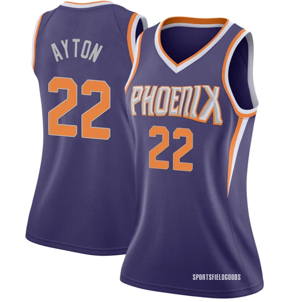 Women's Deandre Ayton Phoenix Suns Purple Swingman Jersey - Icon Edition