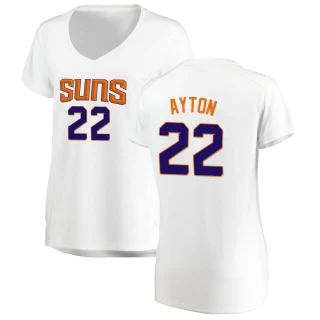 Women's Deandre Ayton Phoenix Suns White Fast Break Jersey - Association Edition