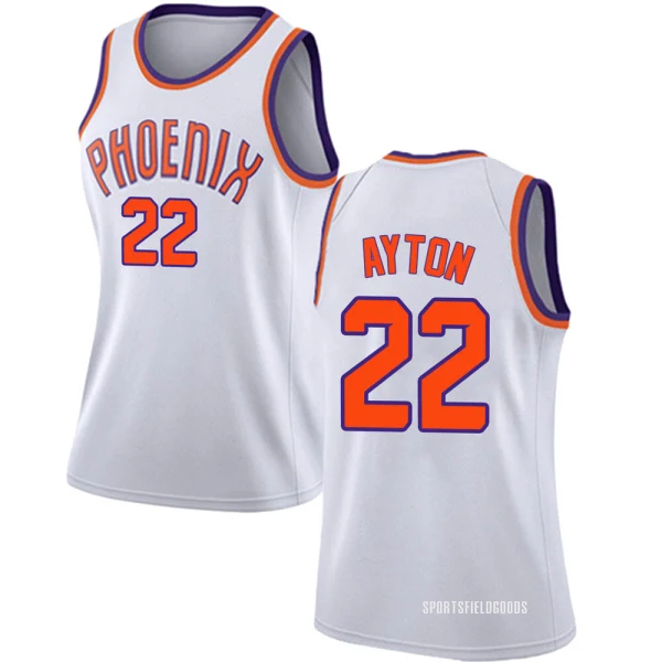 Women's Deandre Ayton Phoenix Suns White Swingman Jersey - Association Edition