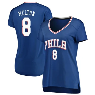 Women's De'Anthony Melton Philadelphia 76ers Royal Fast Break Jersey - Icon Edition