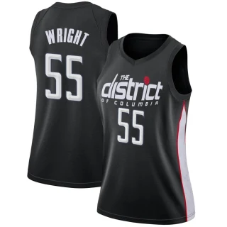 Women's Delon Wright Washington Wizards Black Swingman 2018/19 Jersey - City Edition