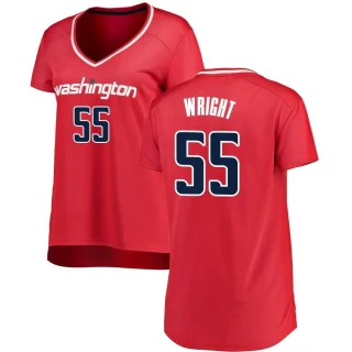Women's Delon Wright Washington Wizards Red Fast Break Jersey - Icon Edition