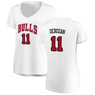 Women's DeMar DeRozan Chicago Bulls White Fast Break Jersey - Association Edition
