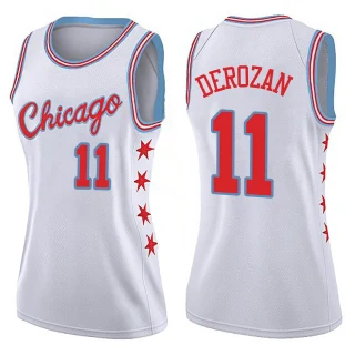 Women's DeMar DeRozan Chicago Bulls White Swingman Jersey - City Edition