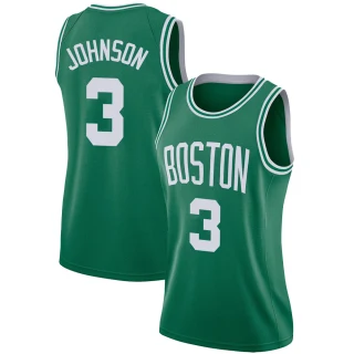 Women's Dennis Johnson Boston Celtics Green Swingman Jersey - Icon Edition