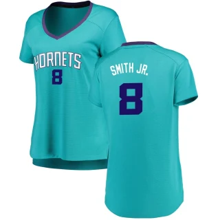 Women's Dennis Smith Jr. Charlotte Hornets Teal Fast Break Fanatics Brand Jersey - Icon Edition