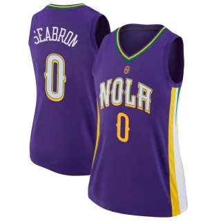 Women's Dereon Seabron New Orleans Pelicans Purple Swingman Jersey - City Edition