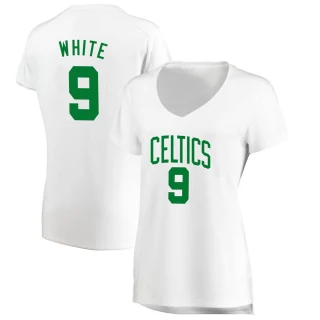 Women's Derrick White Boston Celtics White Fast Break Association Edition Jersey