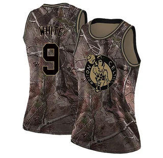 Women's Derrick White Boston Celtics White Swingman Camo Realtree Collection Jersey