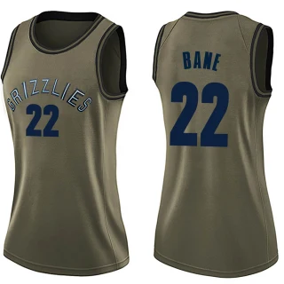 Women's Desmond Bane Memphis Grizzlies Green Swingman Salute to Service Jersey