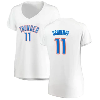 Women's Detlef Schrempf Oklahoma City Thunder White Fast Break Replica Jersey - Association Edition