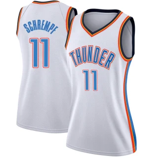 Women's Detlef Schrempf Oklahoma City Thunder White Swingman Jersey - Association Edition