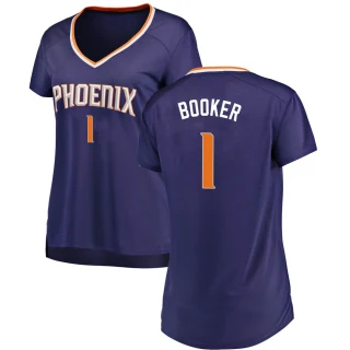 Women's Devin Booker Phoenix Suns Purple Fast Break Jersey - Icon Edition
