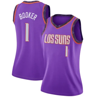 Women's Devin Booker Phoenix Suns Purple Swingman 2018/19 Jersey - City Edition