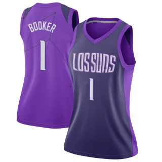 Women's Devin Booker Phoenix Suns Purple Swingman Jersey - City Edition