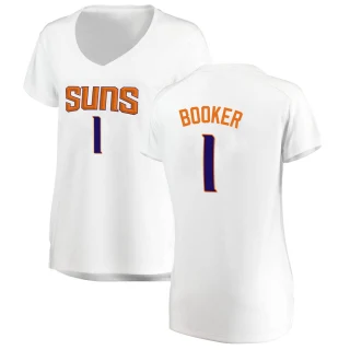 Women's Devin Booker Phoenix Suns White Fast Break Jersey - Association Edition