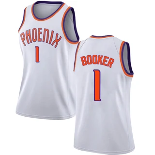 Women's Devin Booker Phoenix Suns White Swingman Jersey - Association Edition