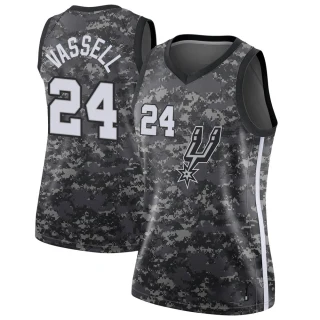 Women's Devin Vassell San Antonio Spurs Black Swingman Jersey - City Edition