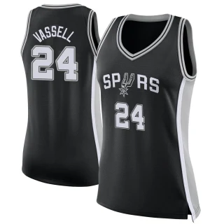 Women's Devin Vassell San Antonio Spurs Black Swingman Jersey - Icon Edition