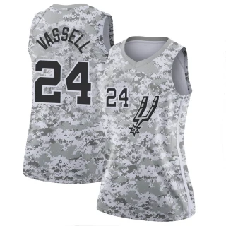 Women's Devin Vassell San Antonio Spurs White Swingman 2018/19 Jersey - Earned Edition