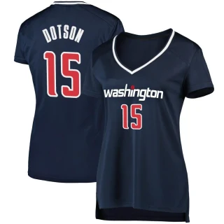 Women's Devon Dotson Washington Wizards Navy Fast Break Jersey - Statement Edition