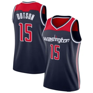 Women's Devon Dotson Washington Wizards Navy Swingman Jersey - Statement Edition