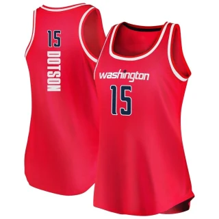 Women's Devon Dotson Washington Wizards Red Fast Break Tank Jersey - Icon Edition