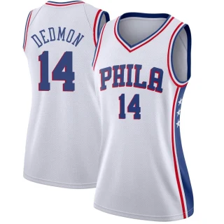 Women's Dewayne Dedmon Philadelphia 76ers White Swingman Jersey - Association Edition