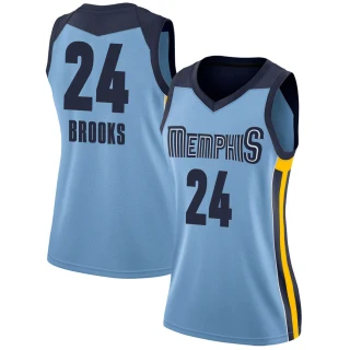 Women's Dillon Brooks Memphis Grizzlies Light Blue Swingman Jersey - Statement Edition