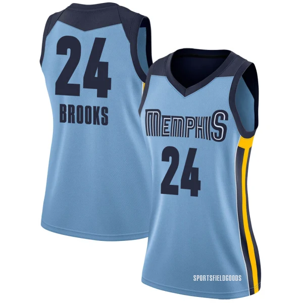 Women's Dillon Brooks Memphis Grizzlies Light Blue Swingman Jersey - Statement Edition
