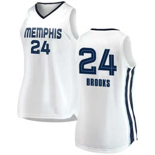 Women's Dillon Brooks Memphis Grizzlies White Swingman 2018/19 Jersey - Association Edition