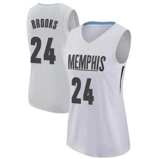 Women's Dillon Brooks Memphis Grizzlies White Swingman Jersey - City Edition