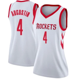 Women's D.J. Augustin Houston Rockets White Swingman Jersey - Association Edition