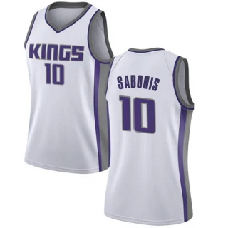 Women's Domantas Sabonis Sacramento Kings White Swingman Jersey - Association Edition