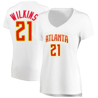 Women's Dominique Wilkins Atlanta Hawks White Fast Break Jersey - Association Edition