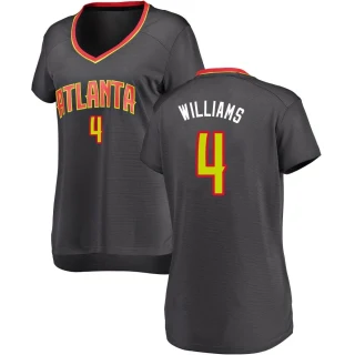 Women's Donovan Williams Atlanta Hawks Black Fast Break Jersey - Icon Edition