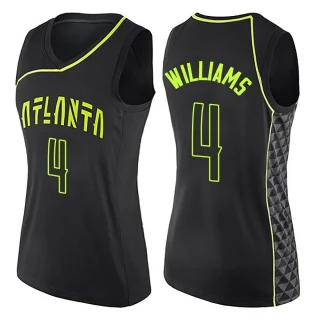 Women's Donovan Williams Atlanta Hawks Black Swingman City Edition Jersey