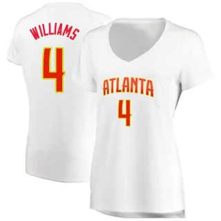Women's Donovan Williams Atlanta Hawks White Fast Break Jersey - Association Edition