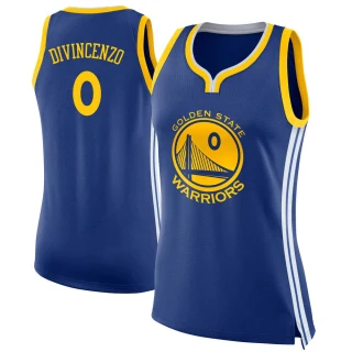Women's Donte DiVincenzo Golden State Warriors Blue Swingman Jersey - Icon Edition