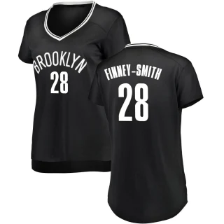Women's Dorian Finney-Smith Brooklyn Nets Black Fast Break Jersey - Icon Edition