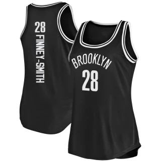 Women's Dorian Finney-Smith Brooklyn Nets Black Fast Break Tank Jersey - Icon Edition