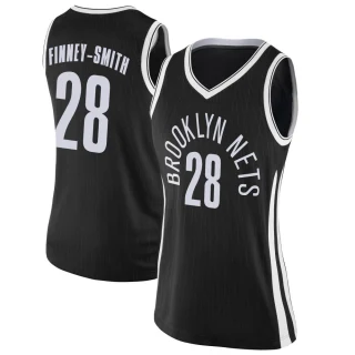 Women's Dorian Finney-Smith Brooklyn Nets Black Swingman Jersey - City Edition