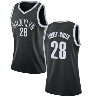 Women's Dorian Finney-Smith Brooklyn Nets Black Swingman Jersey - Icon Edition