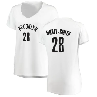 Women's Dorian Finney-Smith Brooklyn Nets White Fast Break Jersey - Association Edition